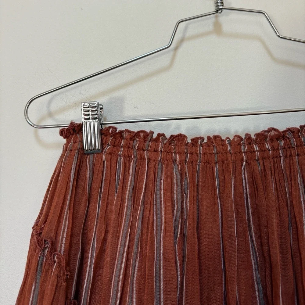 NWOT Free People FP One Ember Printed Midi Skirt Size XS